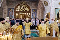 Епископ Шуйский Матфей совершил Литургию в Покровском Хотькове монастыре 