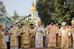 Блаженнейший митрополит Онуфрий возглавил торжества в Киево-Печерской лавре в день Крещения Руси