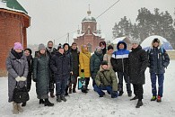 Участники приходских молодежных объединений совершили паломничество в Шиханский монастырь Кузнецкой епархии