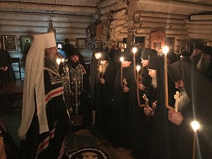 Митрополит Кирилл в монастыре на Ганиной Яме совершил монашеские постриги