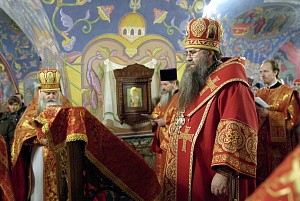 Митрополит Георгий возглавил в Вознесенском Печерском монастыре Нижнего Новгорода празднование иконе Божией Матери «Печерская»