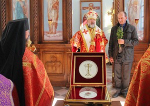 Епископ Лукиан возглавил престольный праздник в Святогорском Крестовоздвиженском монастыре Благовещенской епархии