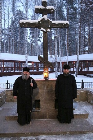 Наместник Киево-Печерской лавры посетил монастырь на Ганиной Яме Екатеринбургской епархии