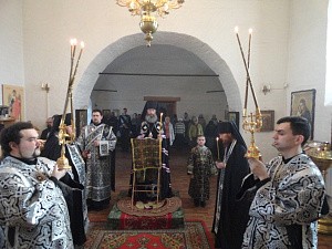 В Спасо-Преображенском монастыре г. Белева состоялось чтение Великого канона