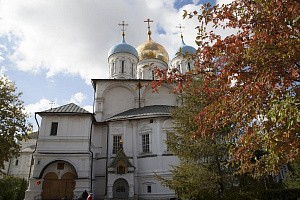 В день празднования иконы Божией Матери «Всецарица»  епископ Савва отслужил Литургию в Новоспасском монастыре 