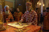 Митрополит Рязанский и Михайловский Марк совершил Литургию в Казанском монастыре