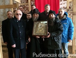 Святыня затопленного Афанасьевского монастыря передана в дар Рыбинской епархии 