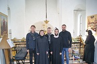 Песнопения Литургии в Краснодарском женском монастыре «Всецарица» исполнили певцы арт-группы «Ларго»