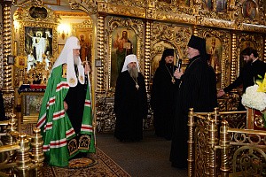 Предстоятель Русской Церкви посетил Раифский Богородицкий монастырь г. Казани