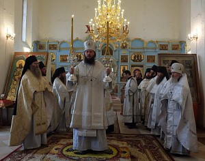 Епископ Феодор отслужил Литургию в Кирилло-Афанасиевском монастыре г.  Ярославля 