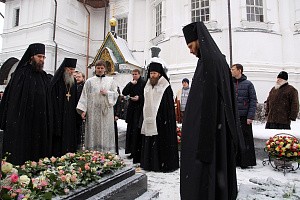 В Новоспасском монастыре состоялась панихида по архиепископу Алексию (Фролову)
