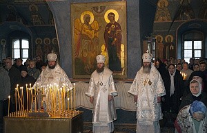 В Новоспасском монастыре состоялся день памяти архиепископа Алексия (Фролова)
