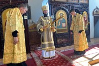 Митрополит Феодор совершил Литургию в Свято-Вознесенском монастыре г. Дубовки
