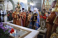 В Казанском монастыре Ярославля молитвенно почтили память святителя Агафангела, митрополита Ярославского