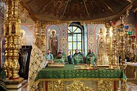 Архиепископ Феогност совершил Литургию в Гефсиманском скиту Троице-Сергиевой лавры