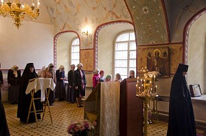 В Свято-Троицком Александро-Невском монастыре в с. Акатове состоялся престольный праздник