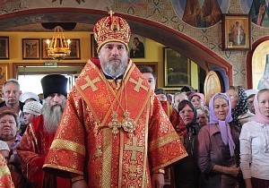 Епископ Владимир совершил Литургию в Свято-Пантелеимоновом монастыре Новокузнецкой епархии в день его престольного праздника  