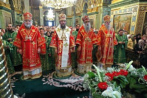 В Почаевской лавре прошли торжества ко дню памяти прп. Иова