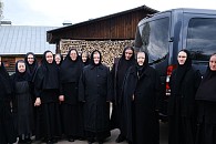 Настоятельница Покровского Хотькова монастыря посетила монастырское подворье в урочище Горошково