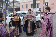 Святыни монастыря Спаса Нерукотворного пустынь с. Клыкова принесены в Калугу