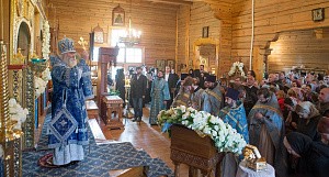 Епископ Феофилакт возглавил престольный праздник  на подворье Зачатьевского монастыря в д. Барвихе