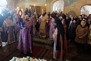 Епископ Феодор возглавил престольный праздник в Никитском монастыре г. Переславля-Залесского