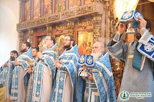 В Высоко-Петровском монастыре состоялся престольный праздник в честь иконы Божией Матери «Казанская»