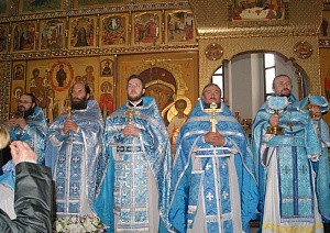 В монастыре «Всецарица» г. Краснодара в 15-й раз праздновали Благовещение Пресвятой Богородицы