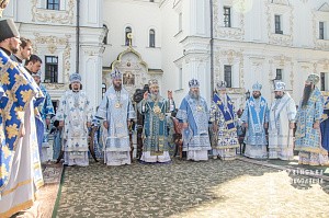 Блаженнейший митрополит Онуфрий возглавил торжества по случаю престольного праздника Киево-Печерской лавры
