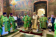 В Успенском монастыре г. Александрова совершили архиерейскую службу в день памяти прп. Корнилия Александровского