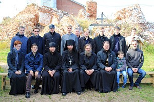Студенты Вологодской духовной семинарии совершили паломничество в Спасо-Каменный Преображенский монастырь