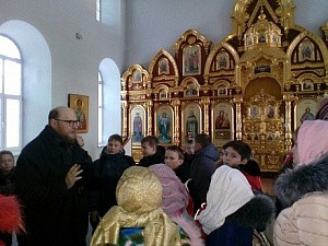 В Артемиево-Веркольском монастыре Архангельской епархии прошел открытый урок для школьников