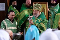 Епископ Иннокентий отслужил Литургию в Свято-Успенском монастыре г. Александрова