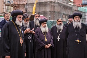 Высоко-Петровский монастырь посетила делегация представителей монашества Коптской Церкви