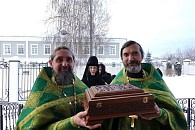 «В дар Свято-Покровскому монастырю»: ковчег с мощами всех Оптинских старцев прибыл в духовную столицу Урала