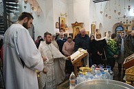 В краснодарском женском монастыре «Всецарица» молитвенно отметили праздник Крещения Господня 