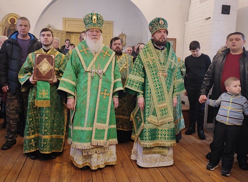 В Михаило-Клопском монастыре Новгородской епархии молитвенно отметили престольный праздник обители