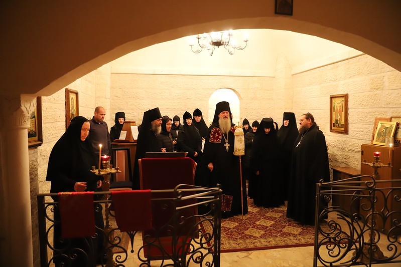 В Горненском монастыре в Иерусалиме молитвенно отметили праздник Собора Иоанна Предтечи 