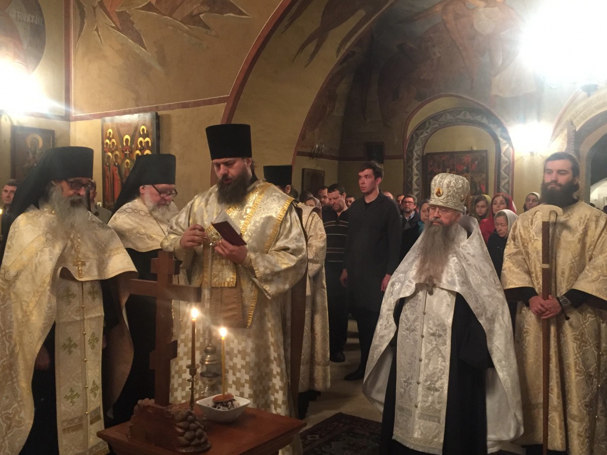 В Даниловом монастыре молитвенно почтили память архиепископа Феодора (Поздеевского)
