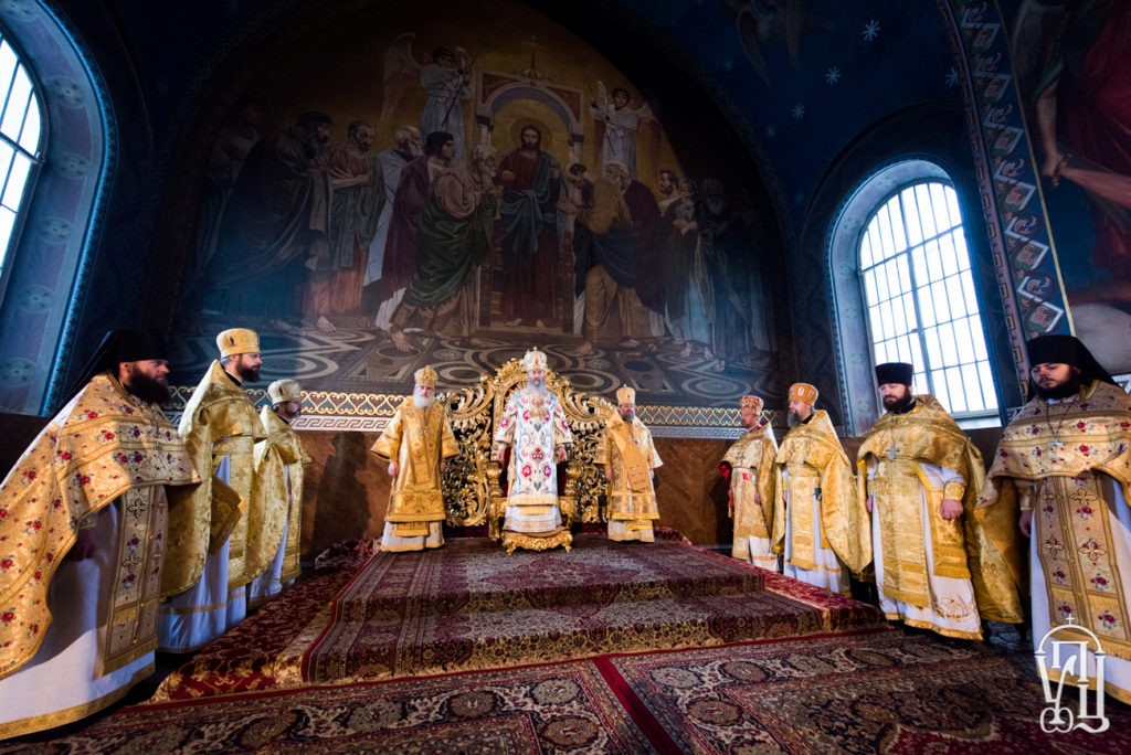 Блаженнейший митрополит Онуфрий возглавил престольный праздник в Покровском монастыре г. Киева