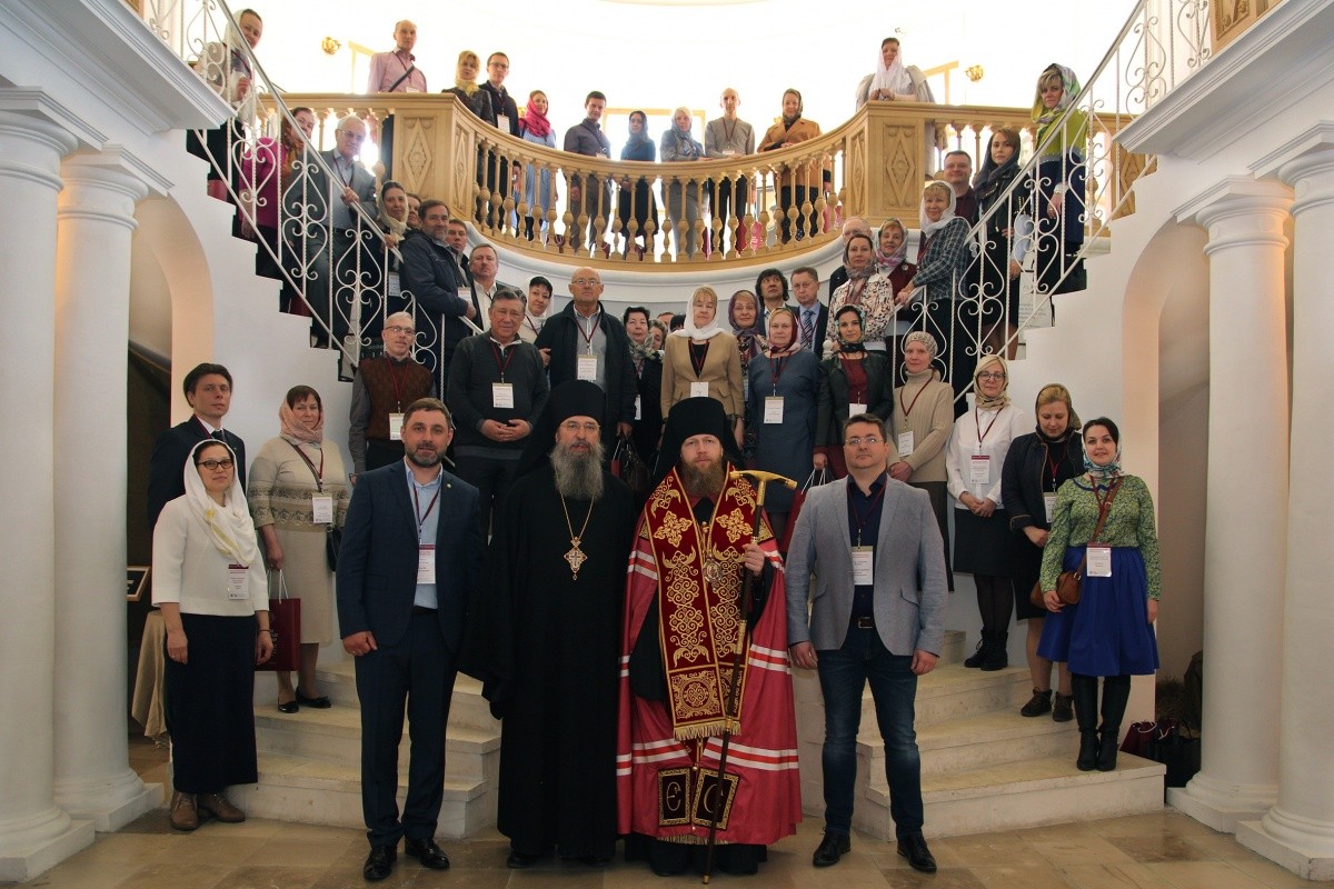 В Новоспасском монастыре отслужен молебен на начало проекта по восстановлению Знаменского храма обители
