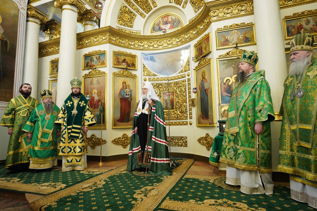 В день памяти благоверного князя Даниила Московского Святейший Патриарх Кирилл совершил Литургию в Даниловом ставропигиальном монастыре