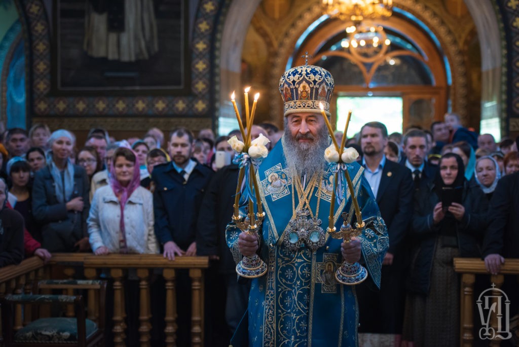 Блаженнейший митрополит Онуфрий совершил богослужение в Покровском монастыре г. Киева