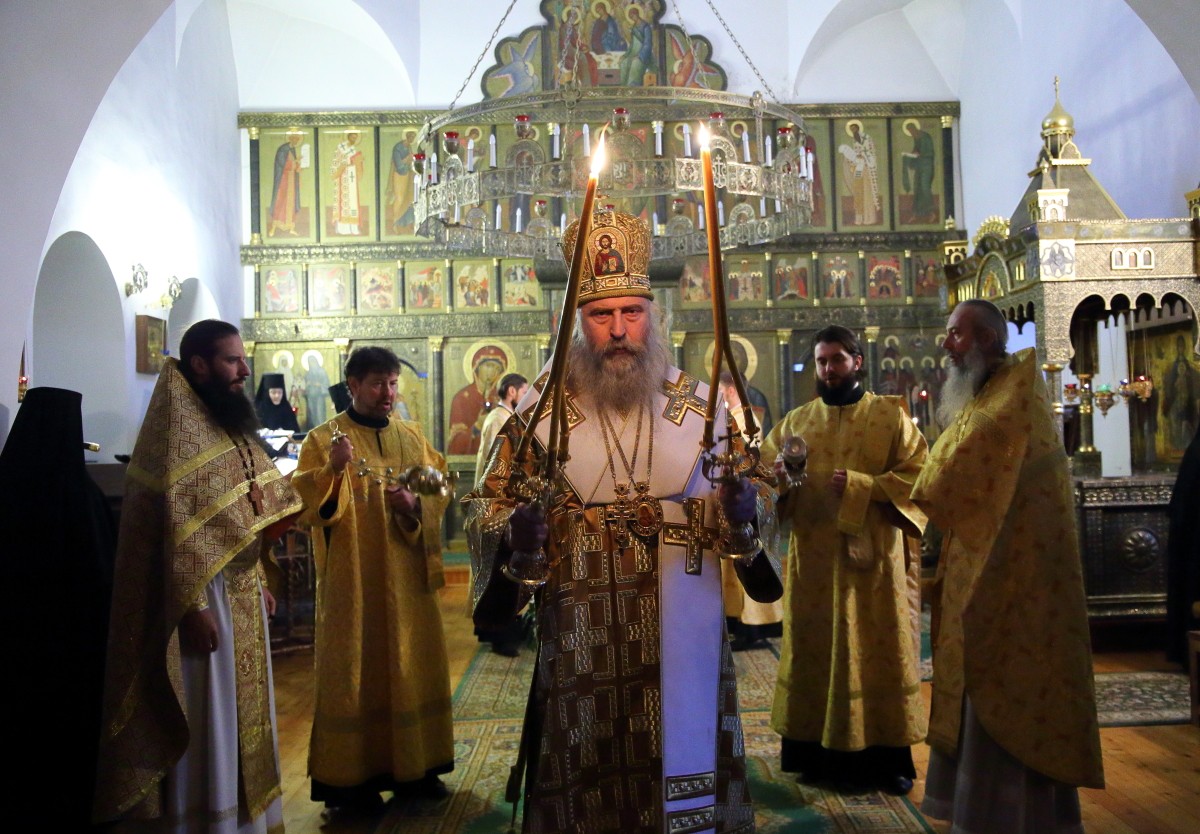 В день памяти свт. Афанасия Ковровского архиепископ Феогност совершил Литургию в Стефано-Махрищском монастыре