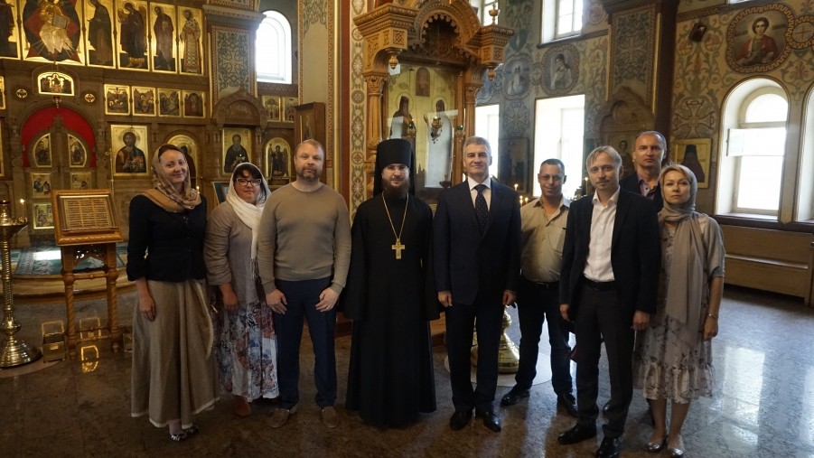 ВРИО главы Республики Карелия посетил Московское подворье Валаамского монастыря