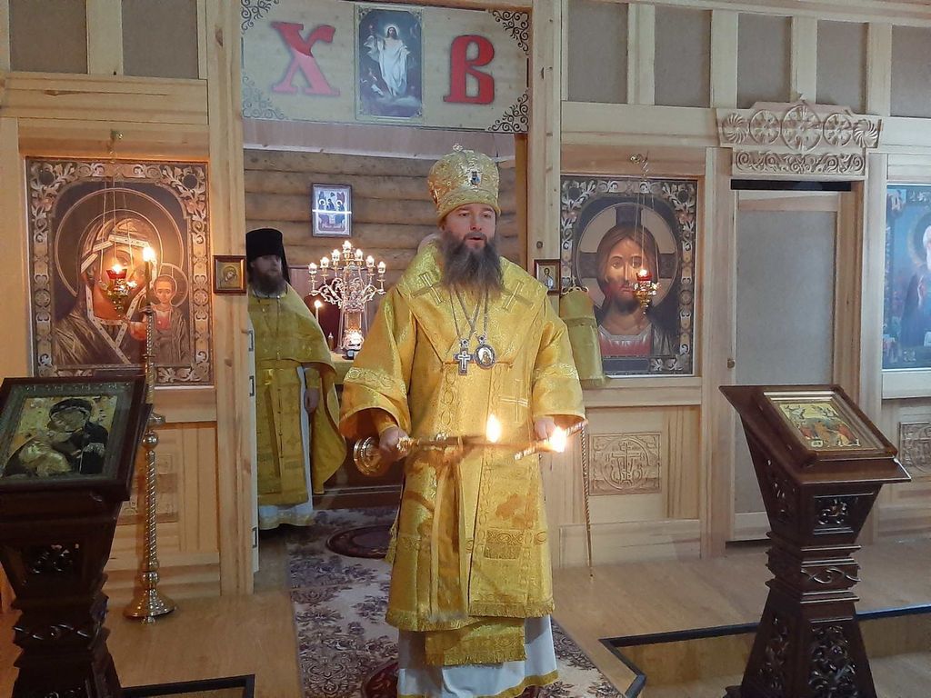 Епископ Евгений отслужил Литургию в Свято-Введенском Симеоновском скиту Нижнетагильской епархии