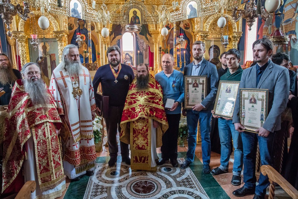 Архиепископ Феогност освятил храм в Свято-Преображенском скиту Данилова монастыря