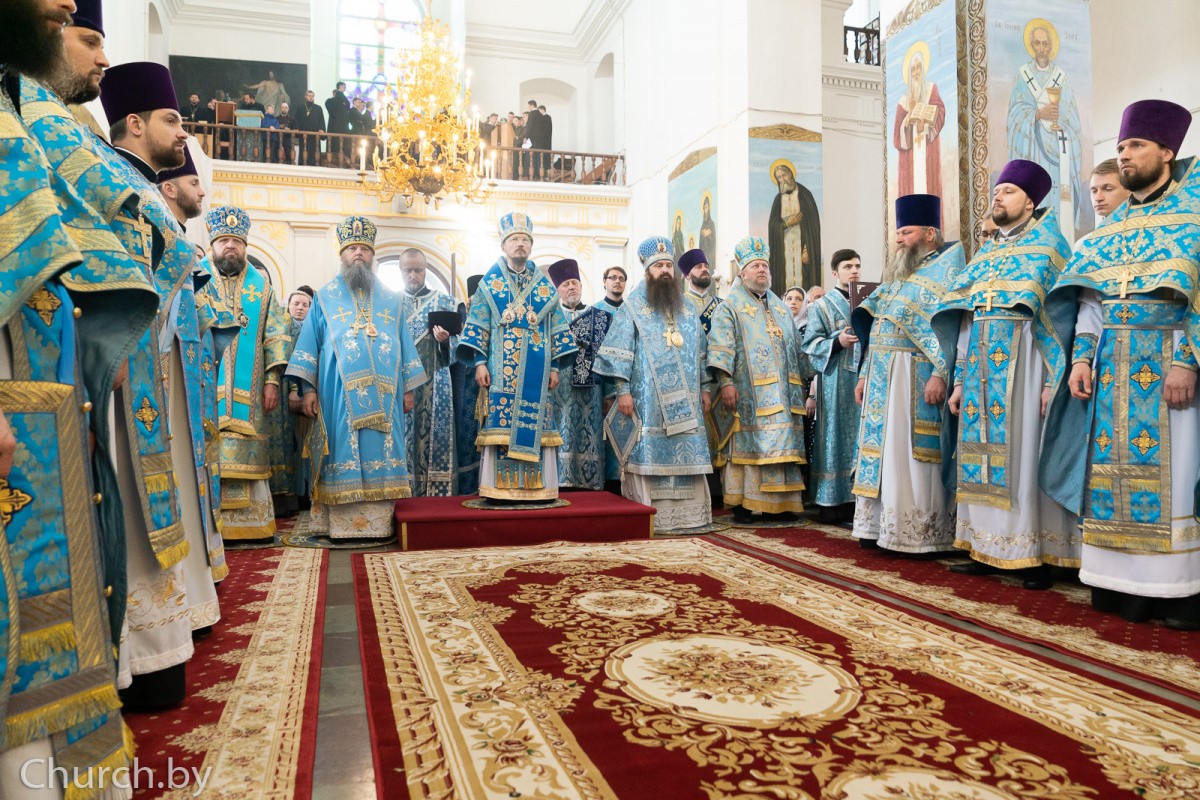 Патриарший экзарх всея Беларуси возглавил торжества по случаю престольного праздника Успенского Жировичского монастыря
