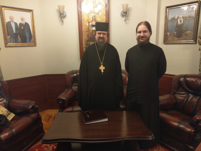 Наместник Ново-Валаамского монастыря посетил Московское подворье Валаамской обители