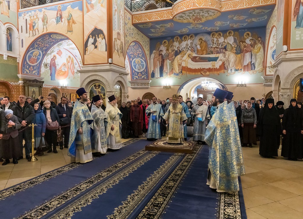 В Зачатьевском монастыре состоялось празднование в честь иконы Божией Матери «Милостивая»